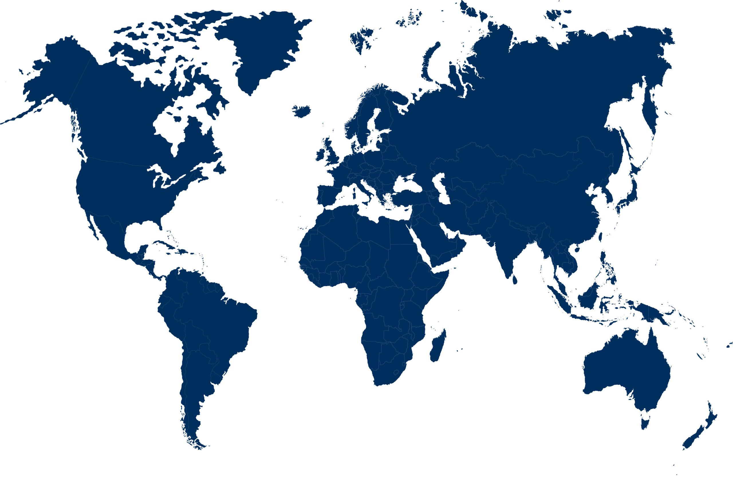 Weltkarte ausbildung wec blau